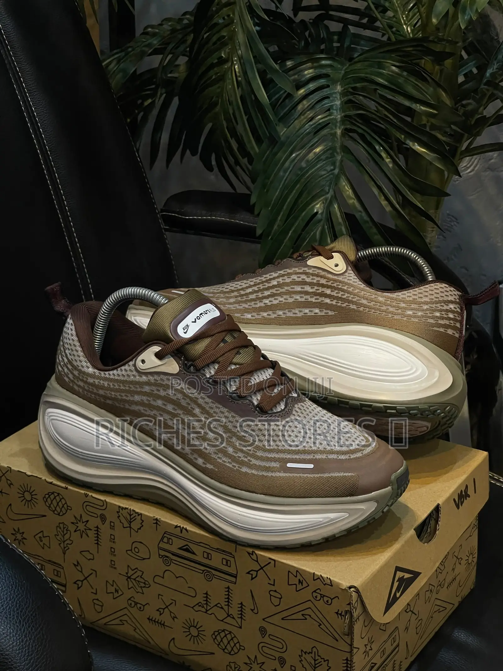 Nike Vomero 18 Plus Running Sneakers in Brown Colorway