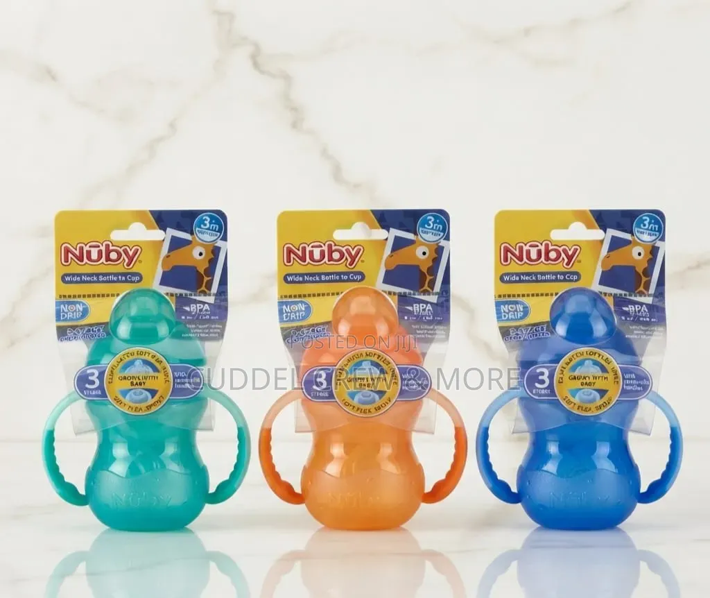 Nuby Wide Neck Bottle to Cup