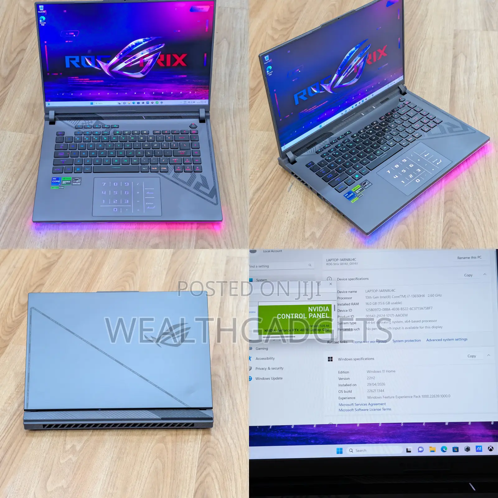 Laptop Asus ROG Strix G16 16GB Intel Core i7 SSD 1T