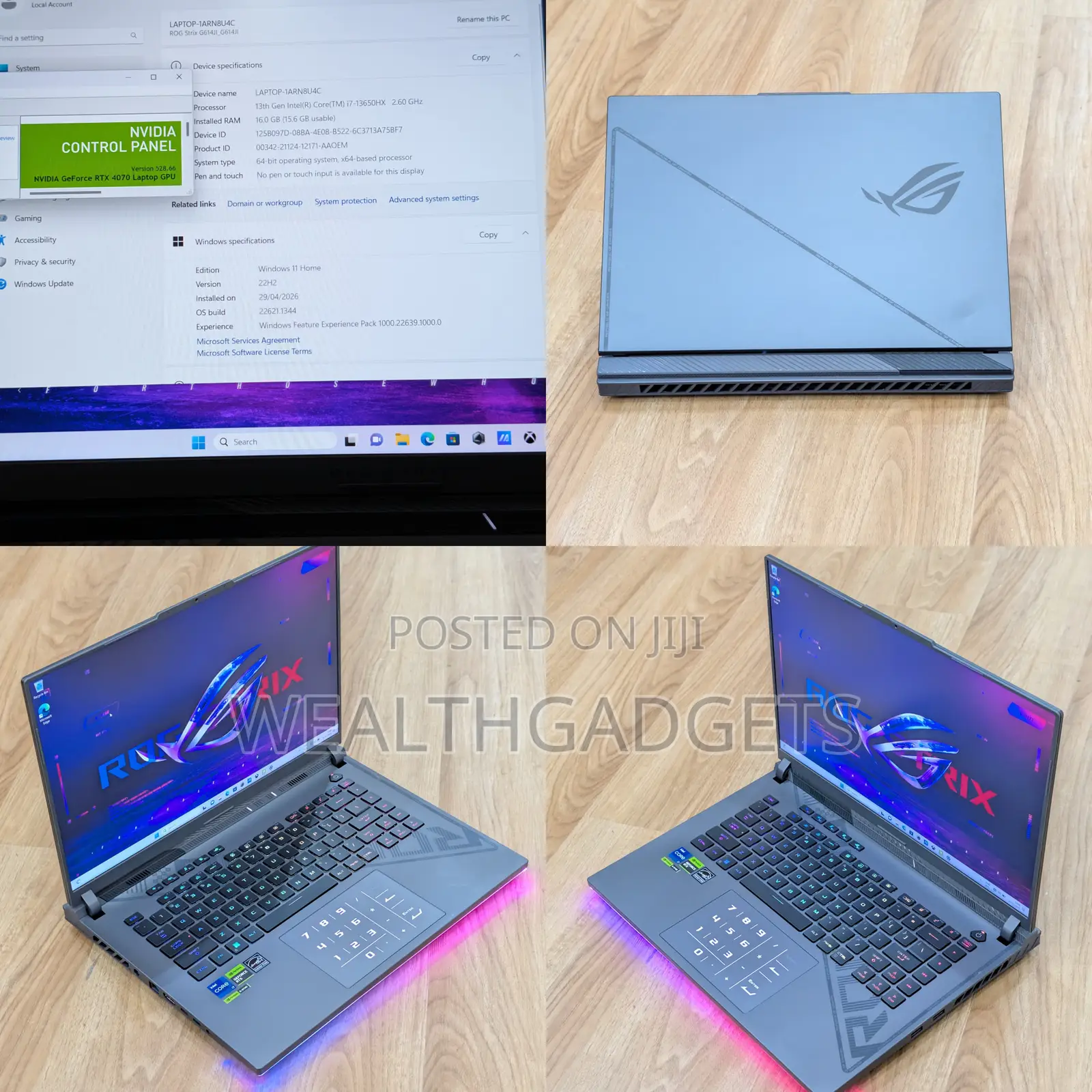 Laptop Asus ROG Strix G16 16GB Intel Core i7 SSD 1T