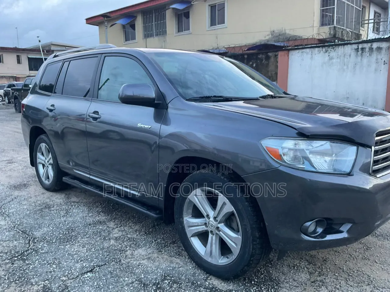 Toyota Highlander Sport 2008 Gray
