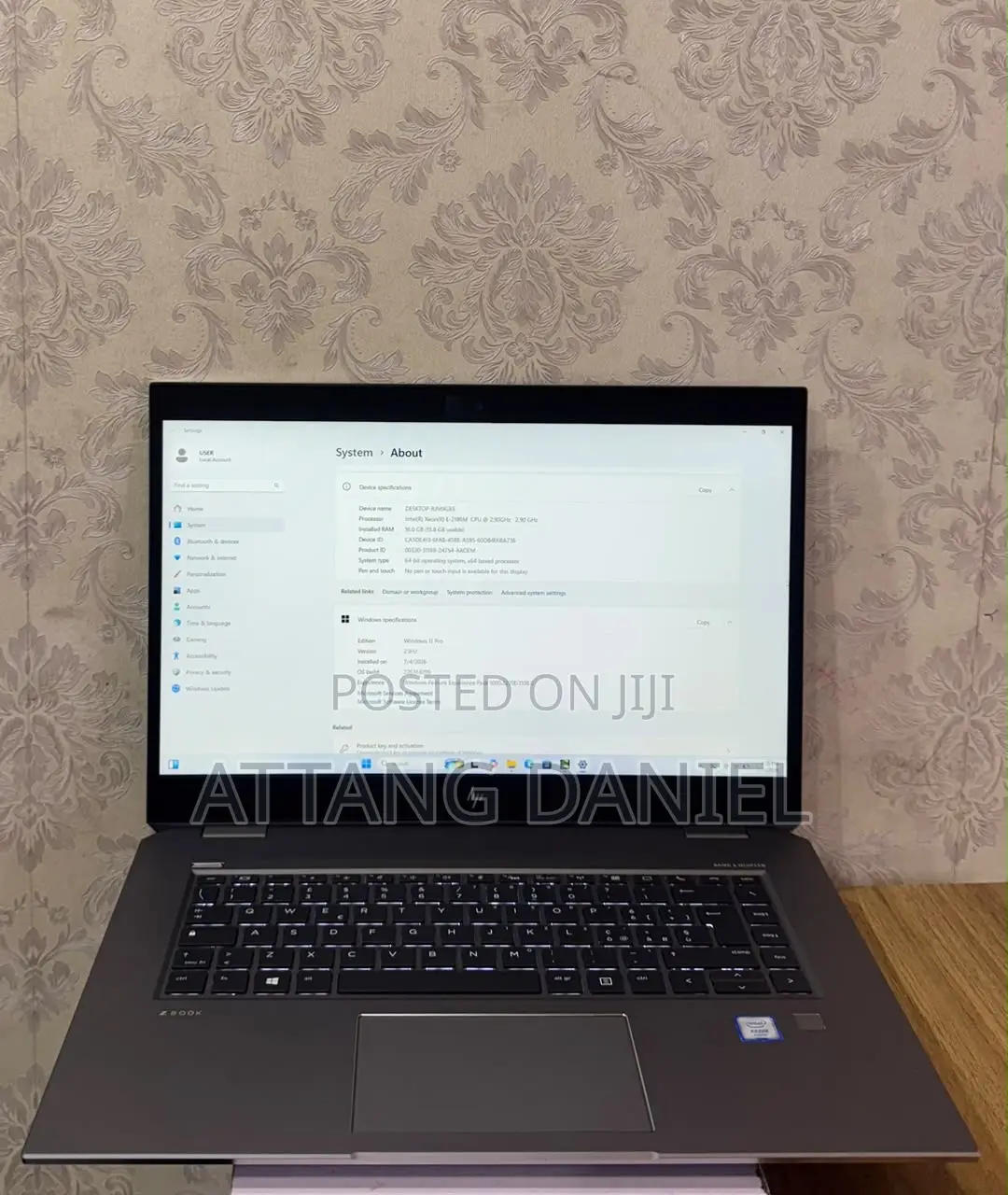 Laptop HP ZBook 15 G5 16GB Intel Xeon SSD 512GB