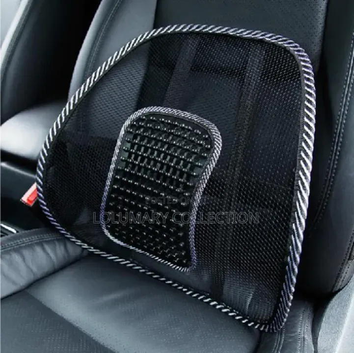 Chair Car Seat Lumbar Back Support Mesh Cushion for Office Driving