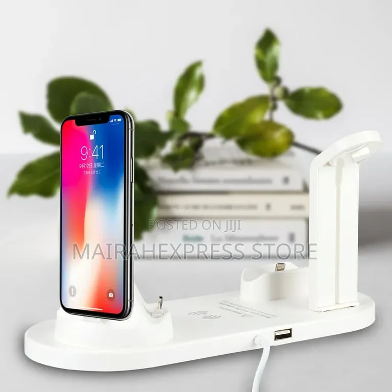 4 in 1 Wireless Charging Dock Designed to Charge Multiple Devices