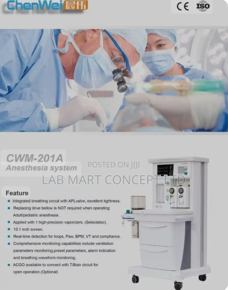 Anaesthesia Machine With 2 Vaporizer CWM-201a