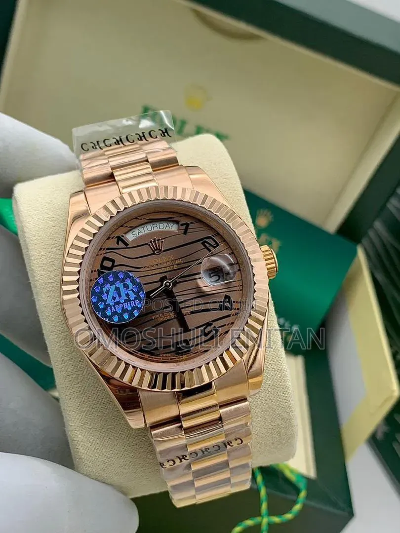 Rolex Day Date Ross Gold Watch