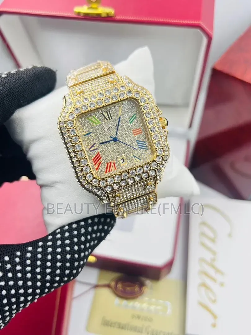 Original Cartier Ice Out Wristwatch