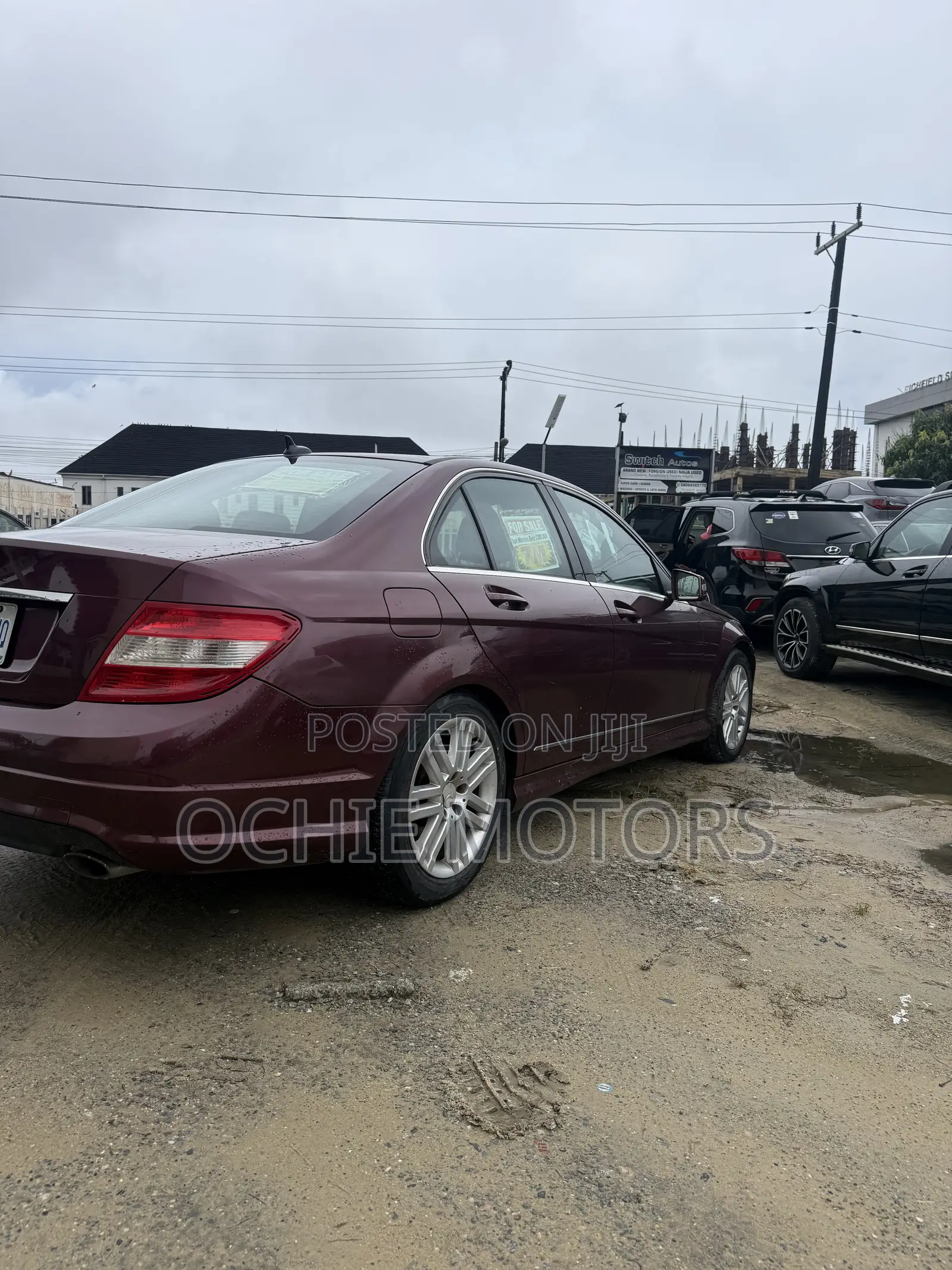 Mercedes-Benz C300 Luxury Sedan AWD (3.0L 6cyl 7A) 2008 Burgundy