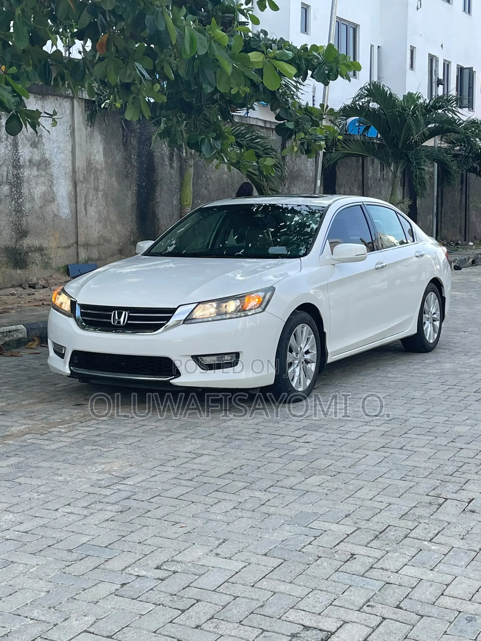 Honda Accord EX-L 4dr Sedan w/Navigation (2.4L 4cyl CVT) 2014 White