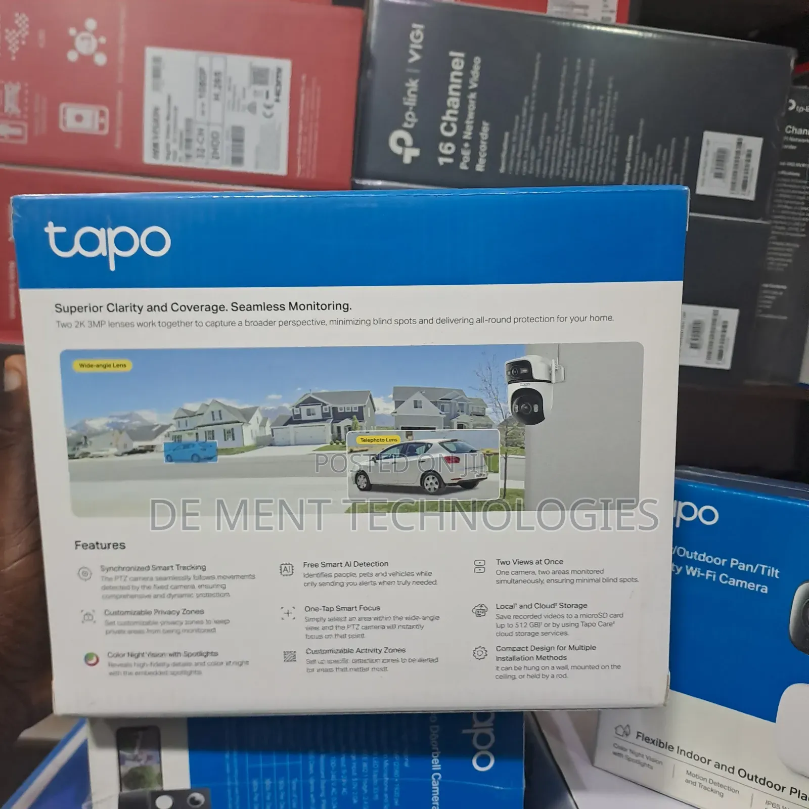 Tp-Link Tapo C545d Outdoor Dual Lens Pan/Tilt Security Camera