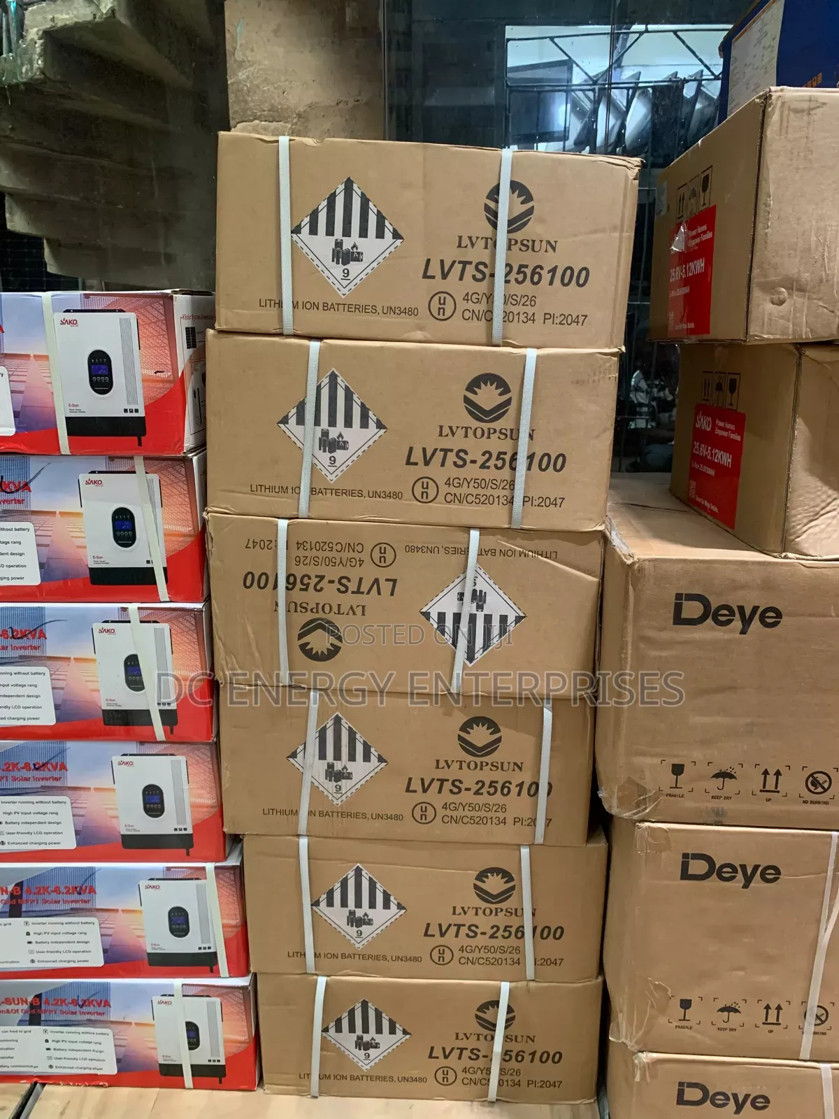 2.5kwh 24v LVTS Lithium Battery