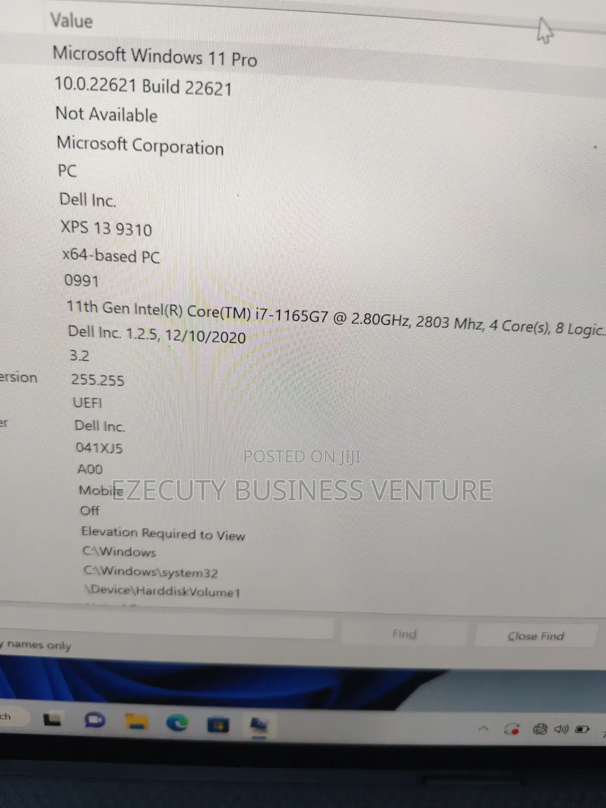 Laptop Dell XPS 13 9310 8GB Intel Core i7 SSD 256GB