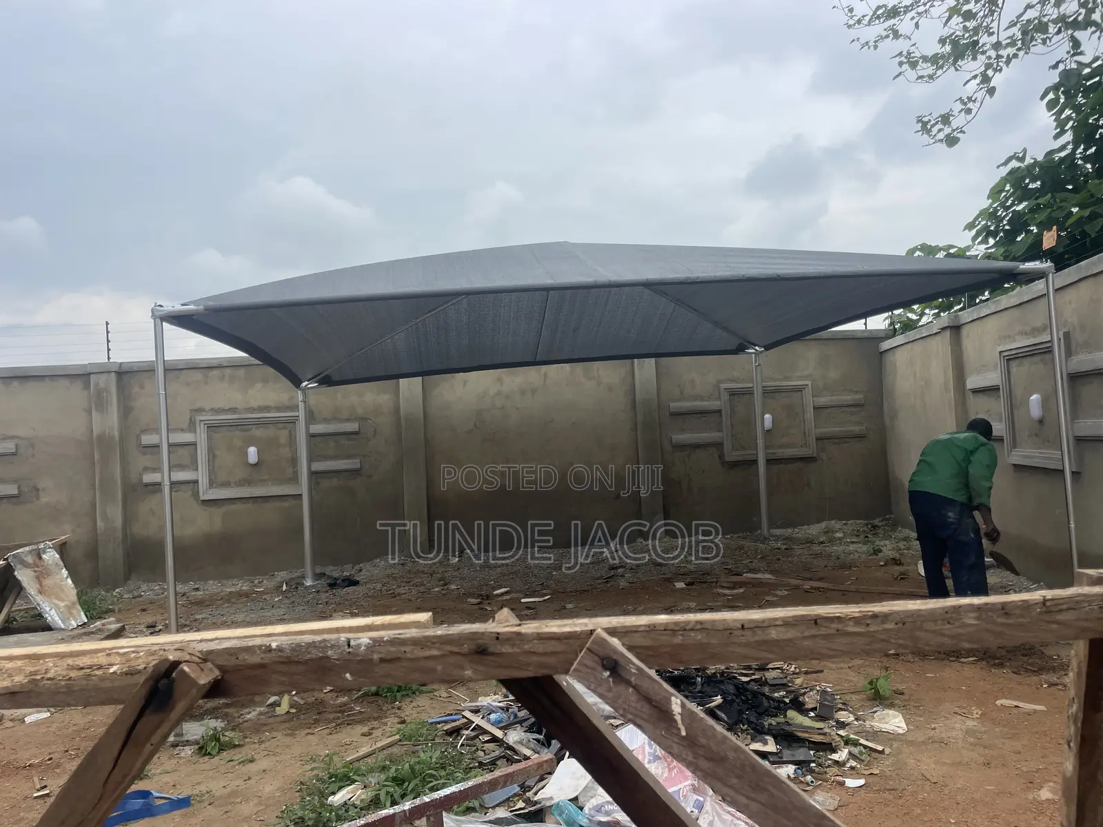 2–Cars Shade Carport Canopy Installed