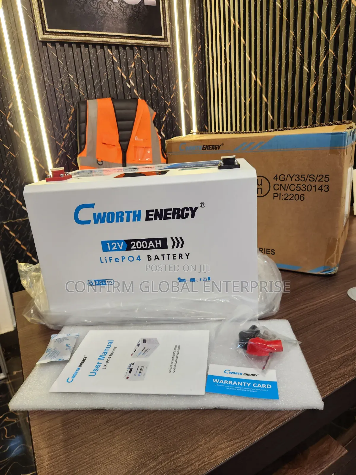 Cworth Energy 12v 200ah Lifepo4 Solar Lithium Battery – 2.56kwh