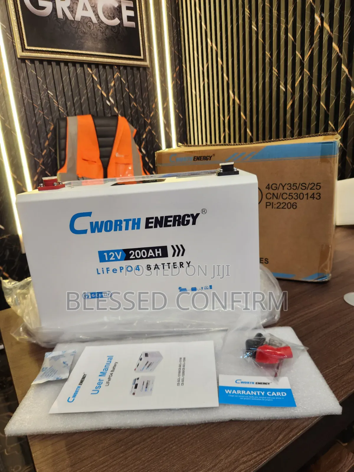 Cworth Energy 12v 200ah Lithium Battery for Solar Systems