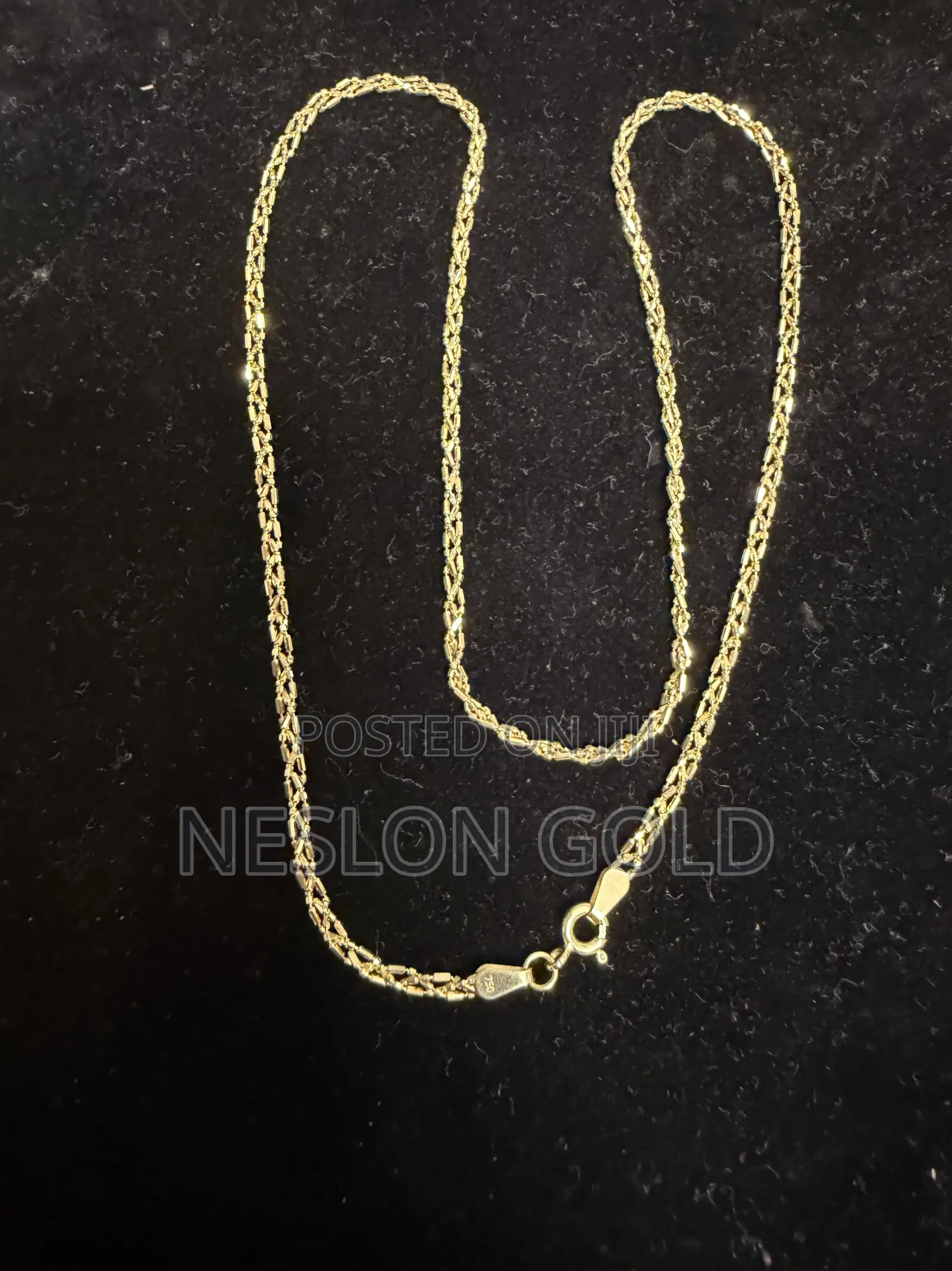 Italy 750 Tested 18karat Solid Gold Necklace