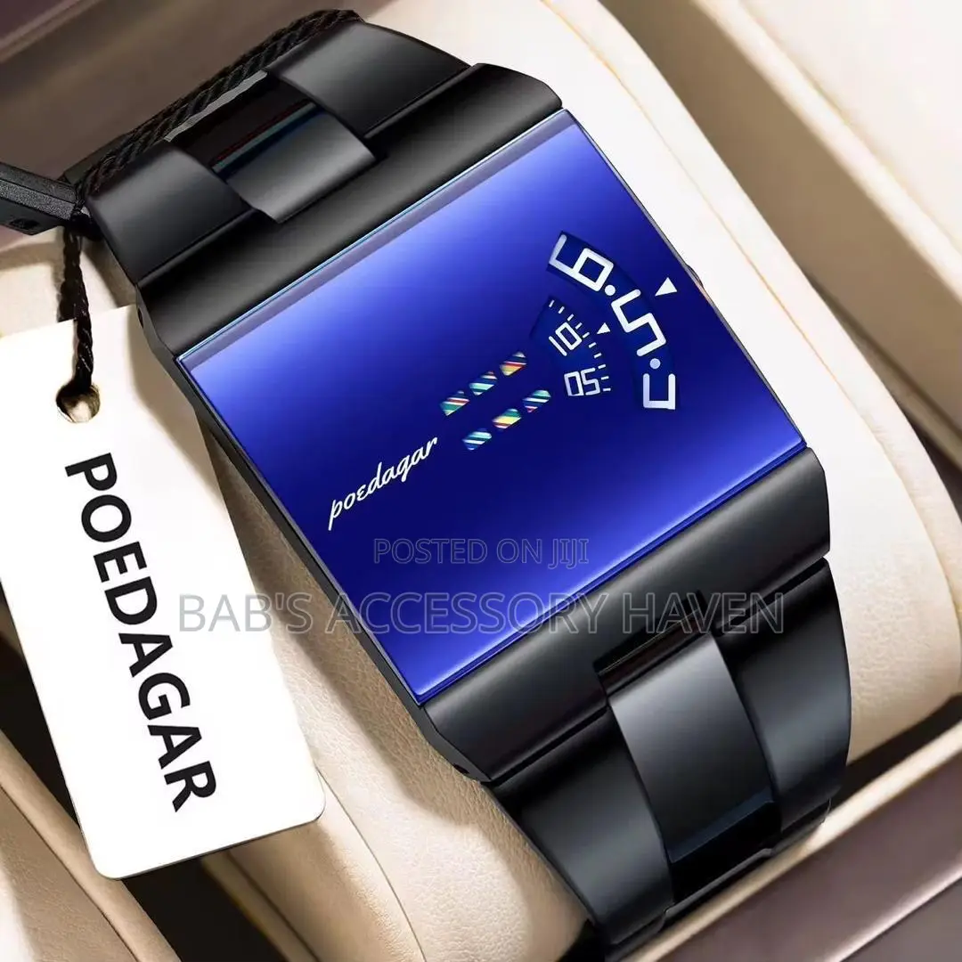 Brand New Poedagar Futuristic Luxury Men's Watch