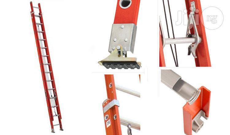 Heavy Duty Fibreglass Extension Ladder - 2 X 20 Rungs