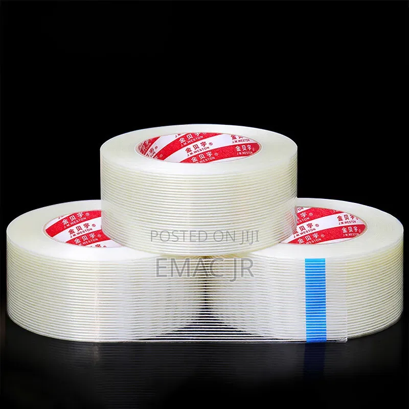 Fiberglass-Reinforced Strapping Tape Designed for Heavy-Duty Packaging
