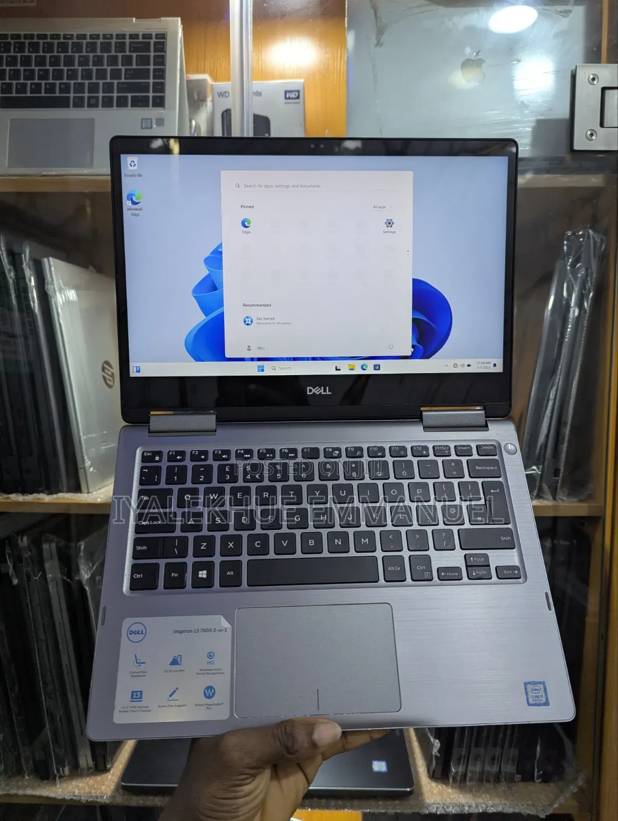 Laptop Dell Inspiron 13 7000 8GB Intel Core i7 SSD 256GB