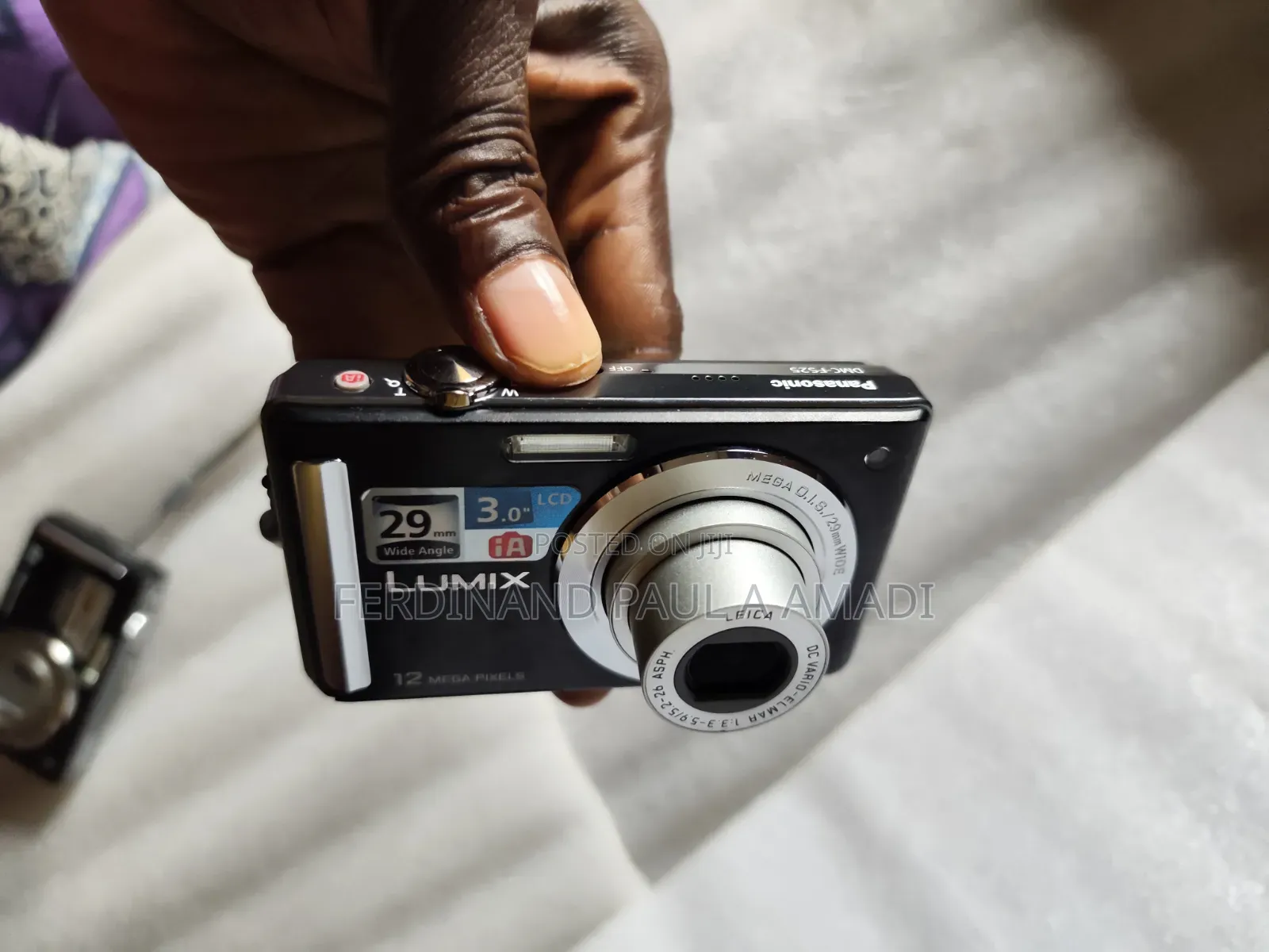 Panasonic Digital Photo Video Camera for Vintage Passport Snapping