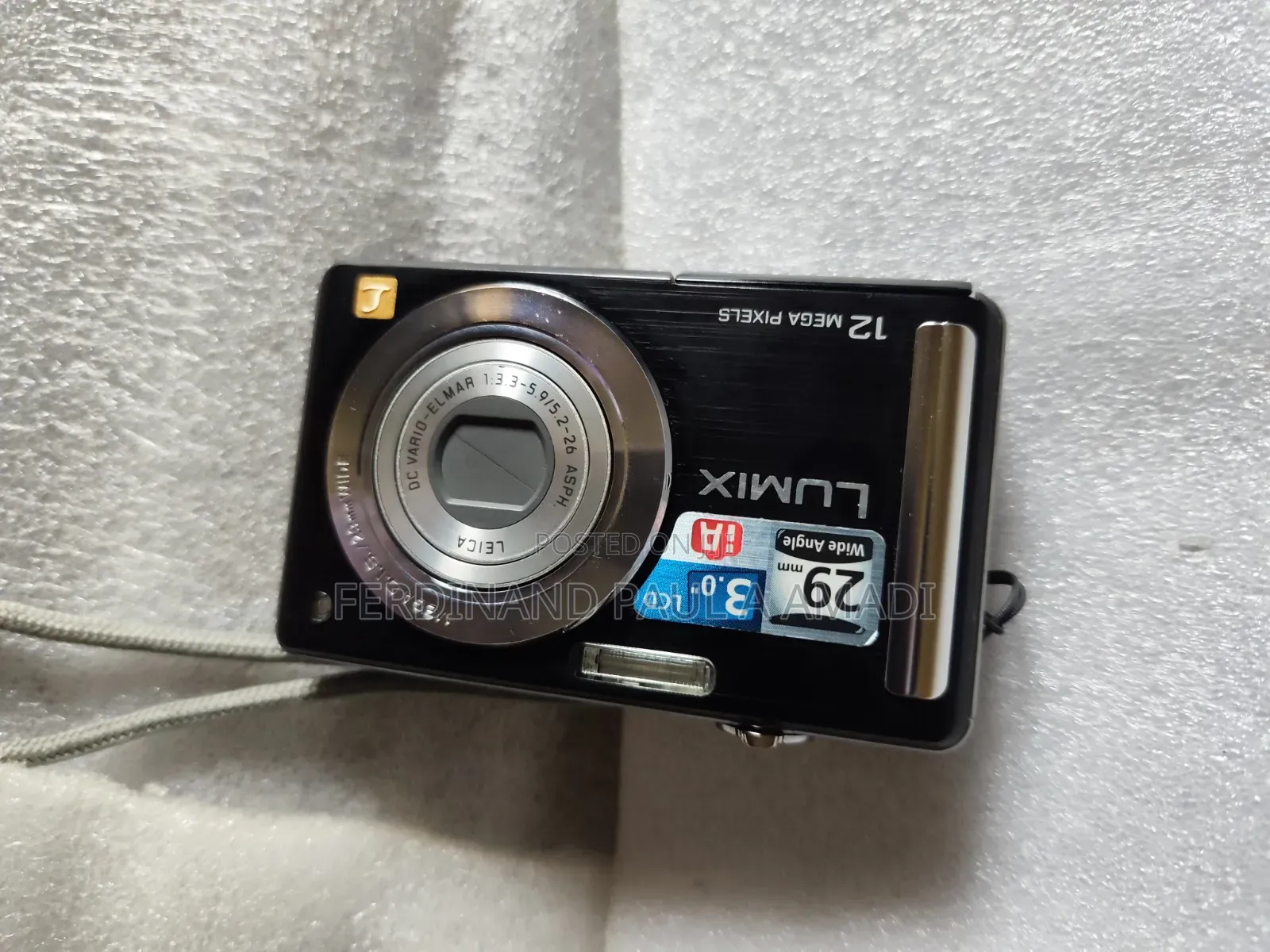 Panasonic Digital Photo Video Camera for Vintage Passport Snapping