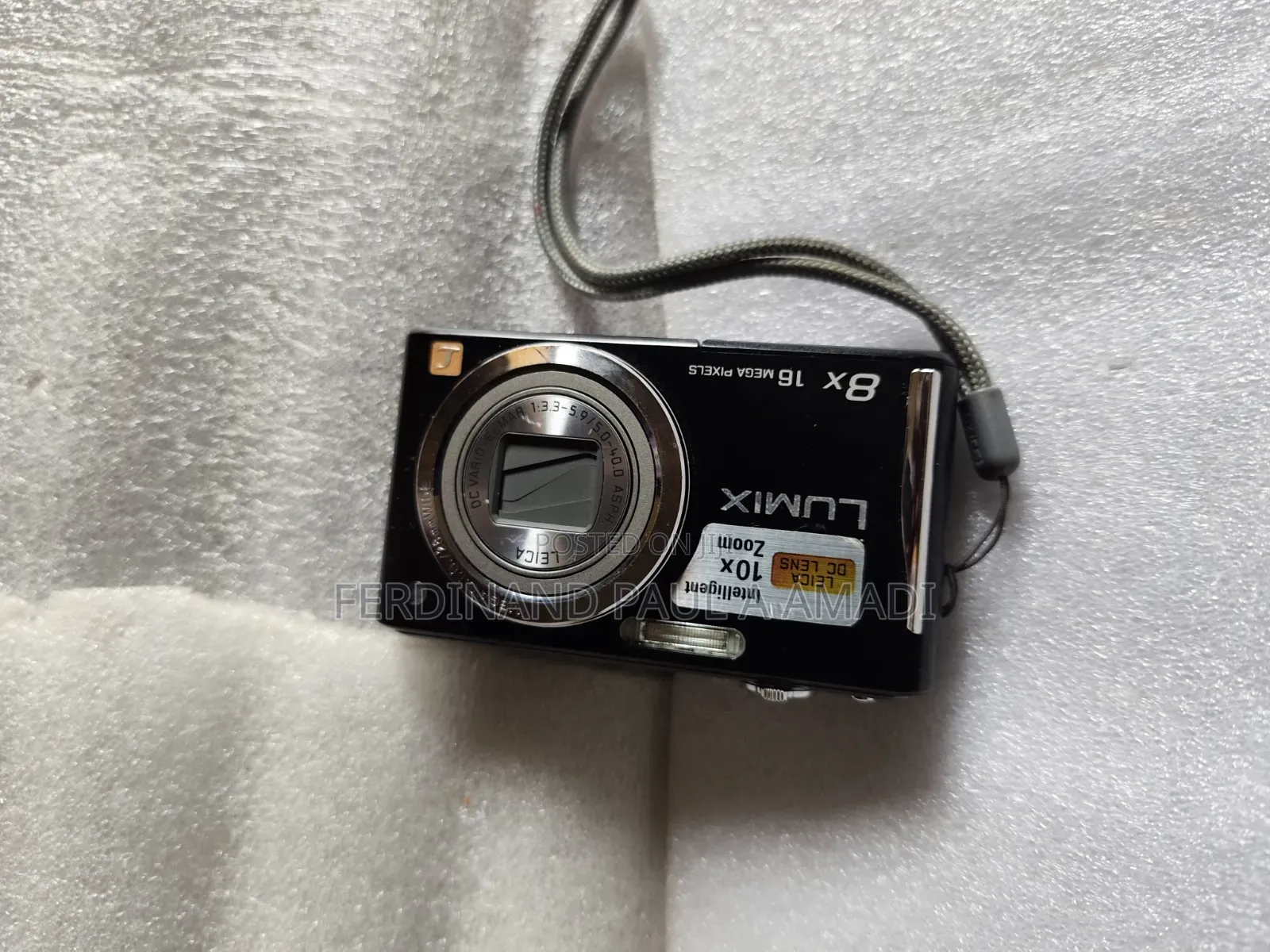 Panasonic Digital Photo Video Camera for Vintage Passport Snapping