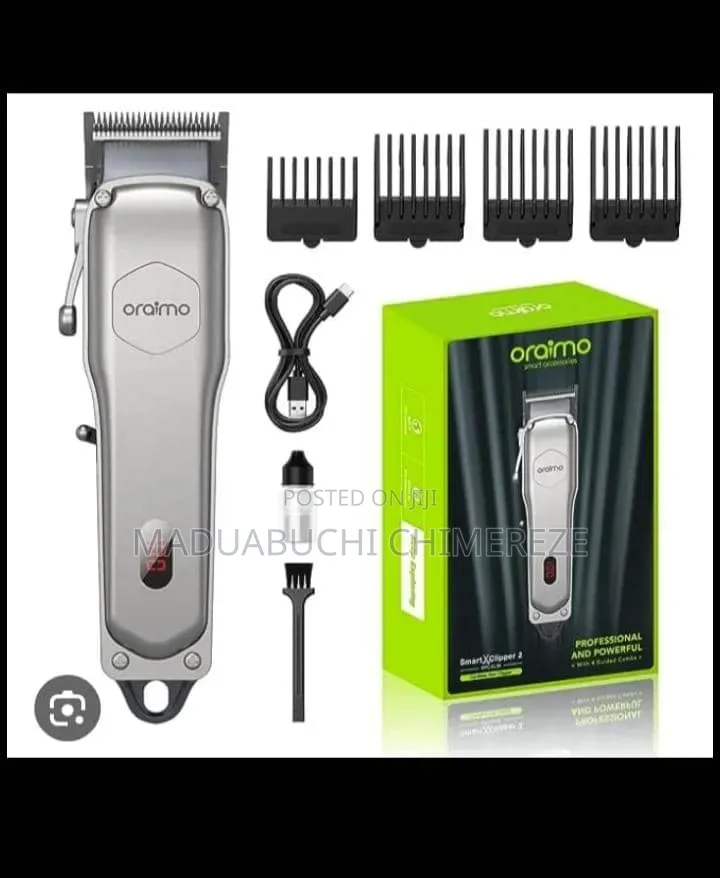 Oraimo Professional Cordless Hair Clipper Rechargeable Barber Trimmer