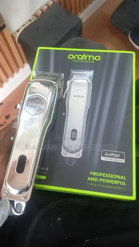 Oraimo Professional Cordless Hair Clipper Rechargeable Barber Trimmer