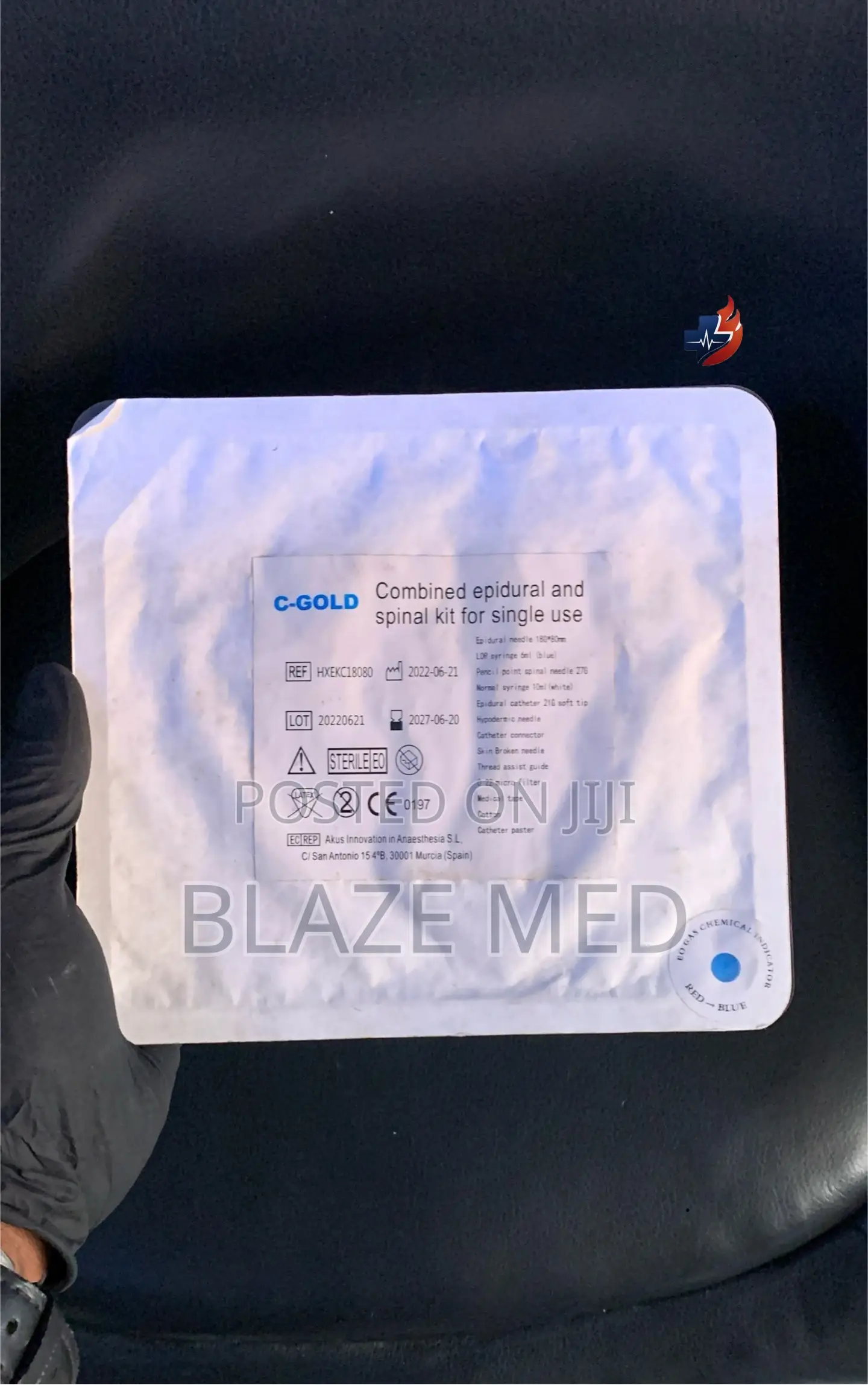 Combined Epidural and Spinal Kit