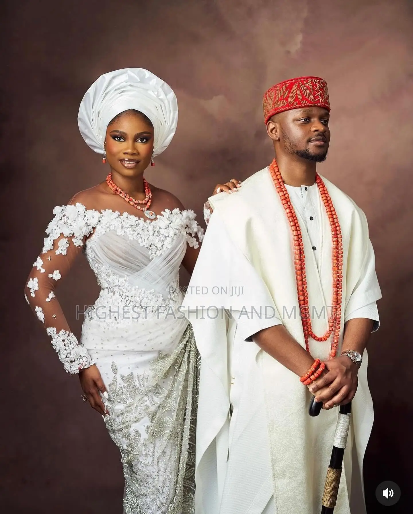 White Lace Bridal Corset Gown Men’S White Traditional Agbada