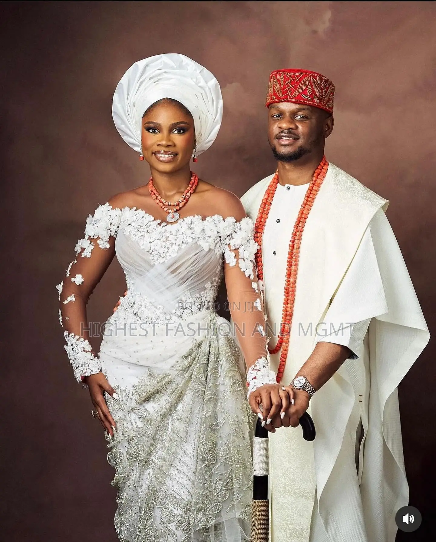 White Lace Bridal Corset Gown Men’S White Traditional Agbada