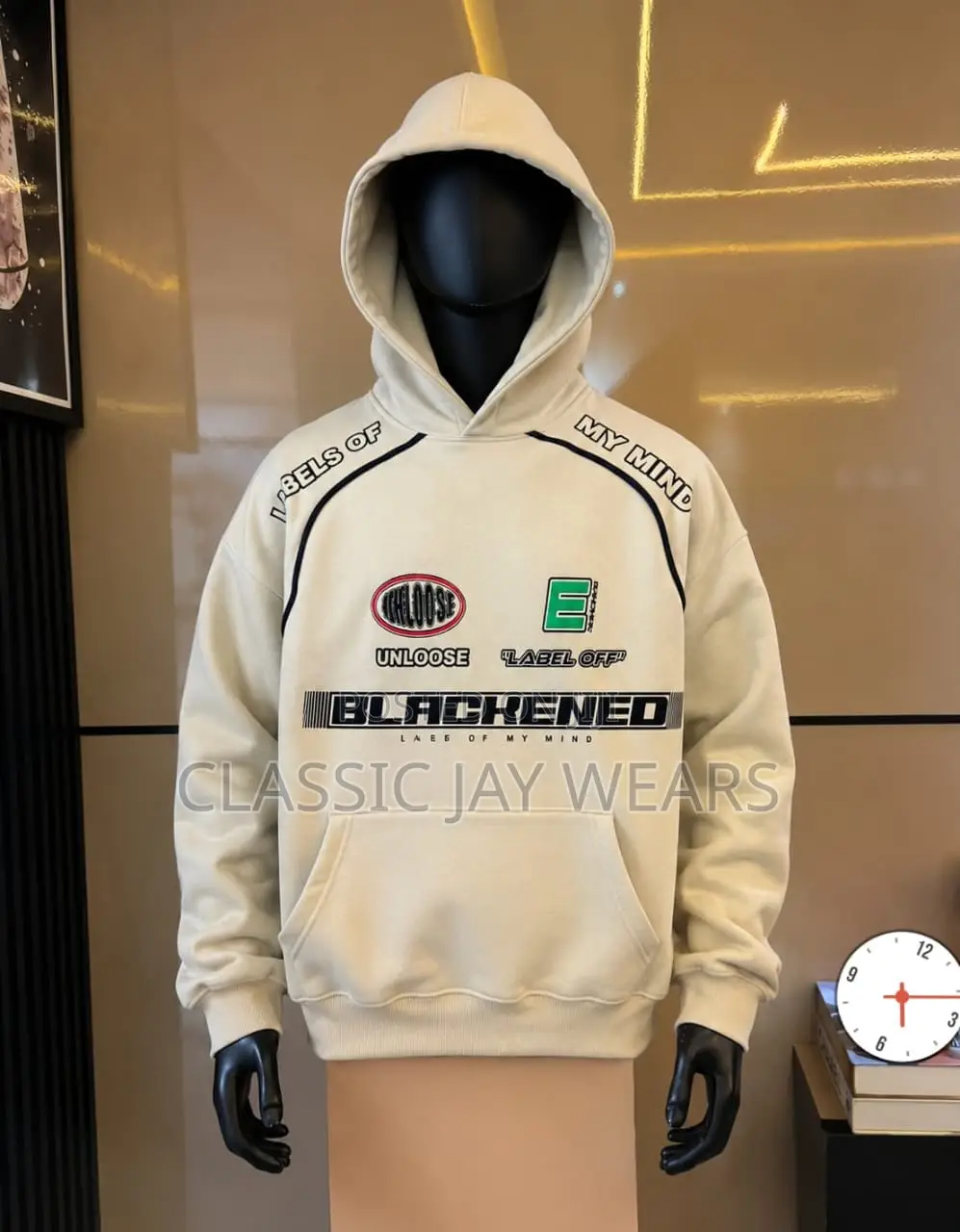 Cream Color Hoodie in Different Designs