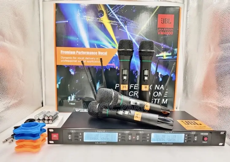 Your Event Deserves Better Sound  JBL Vm4000 - 4 Wireless Mics