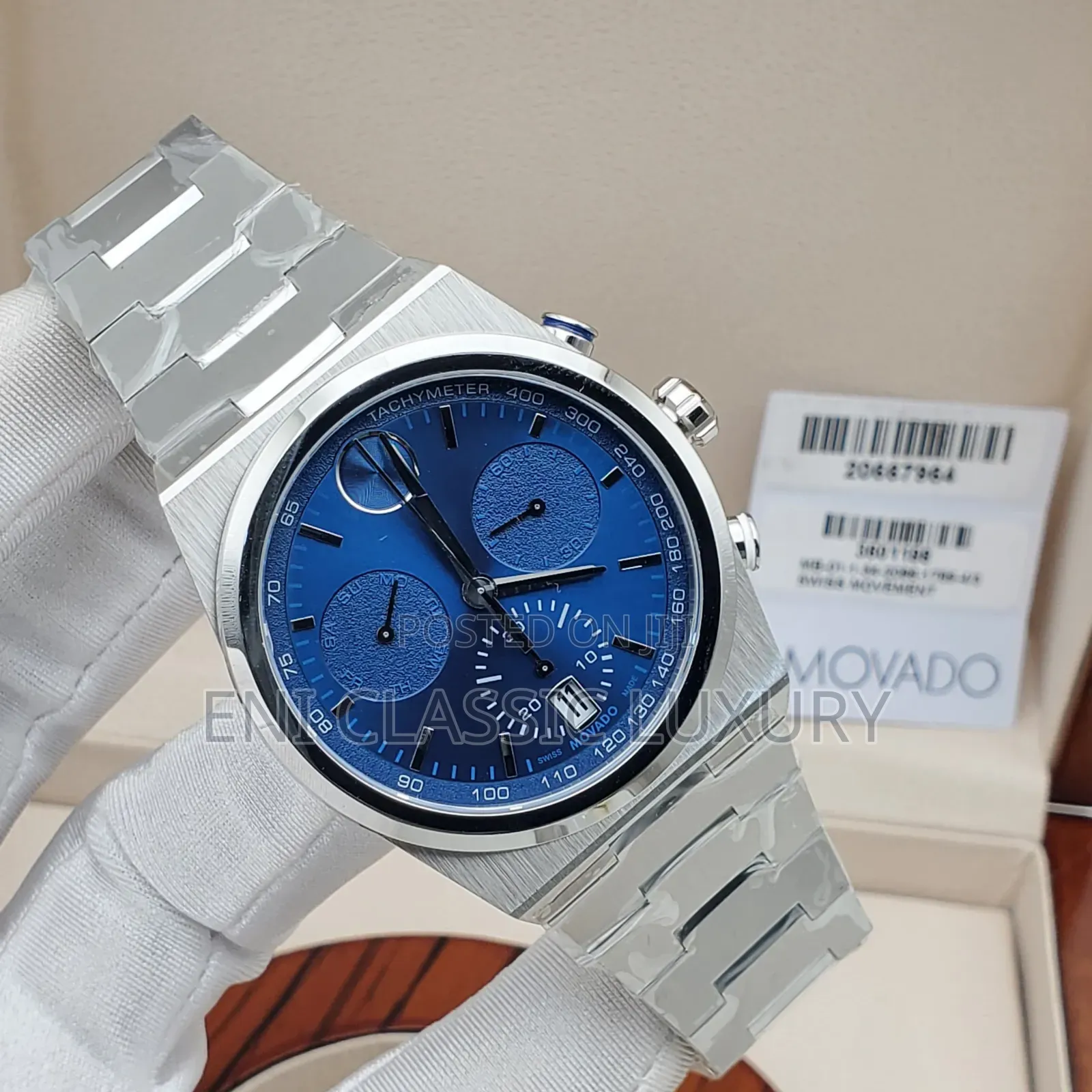 Top Notch Luxury Men's Wristwatches Movado Best Quality