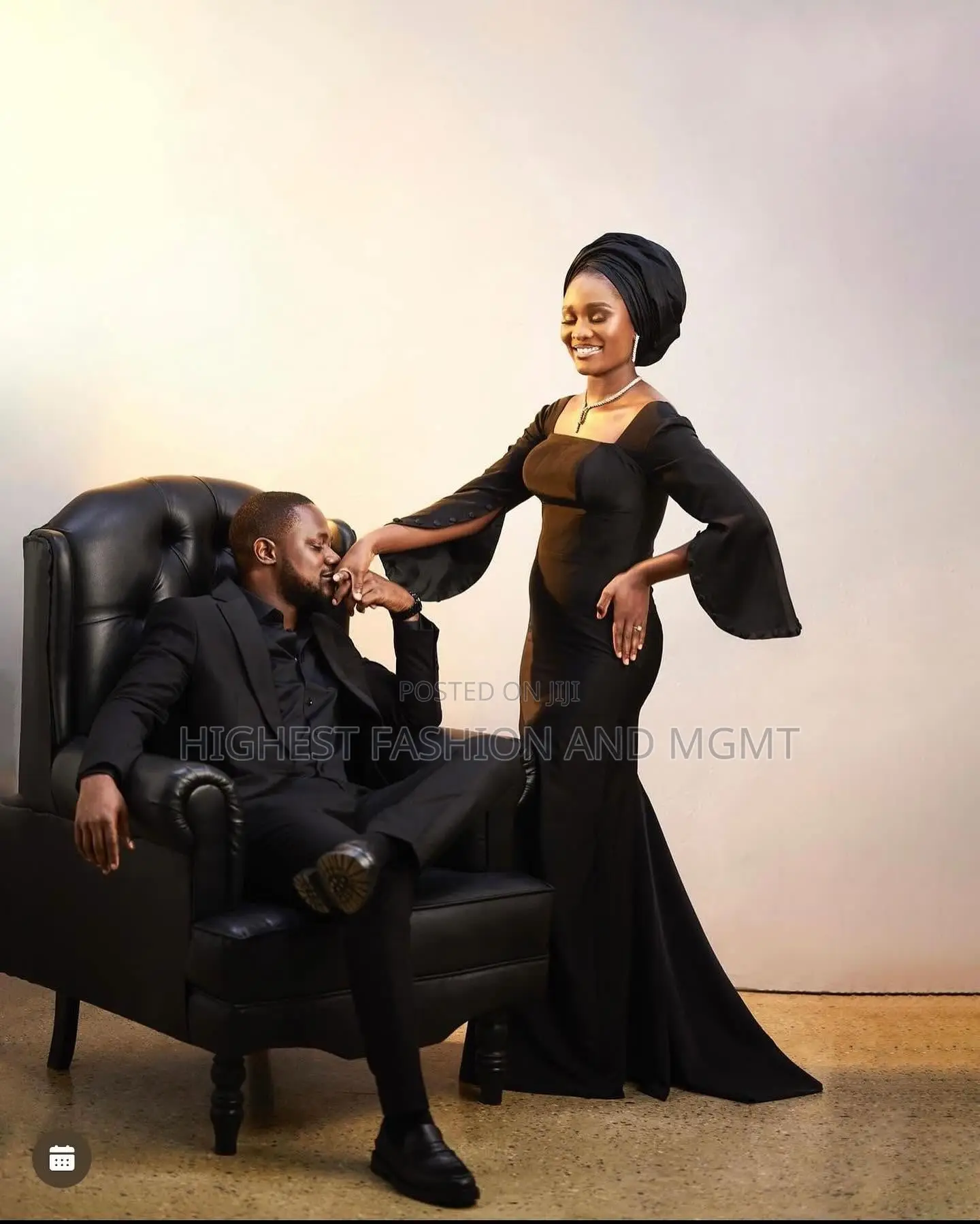 Black Mermaid Gown Tailored Black Bespoke Suit
