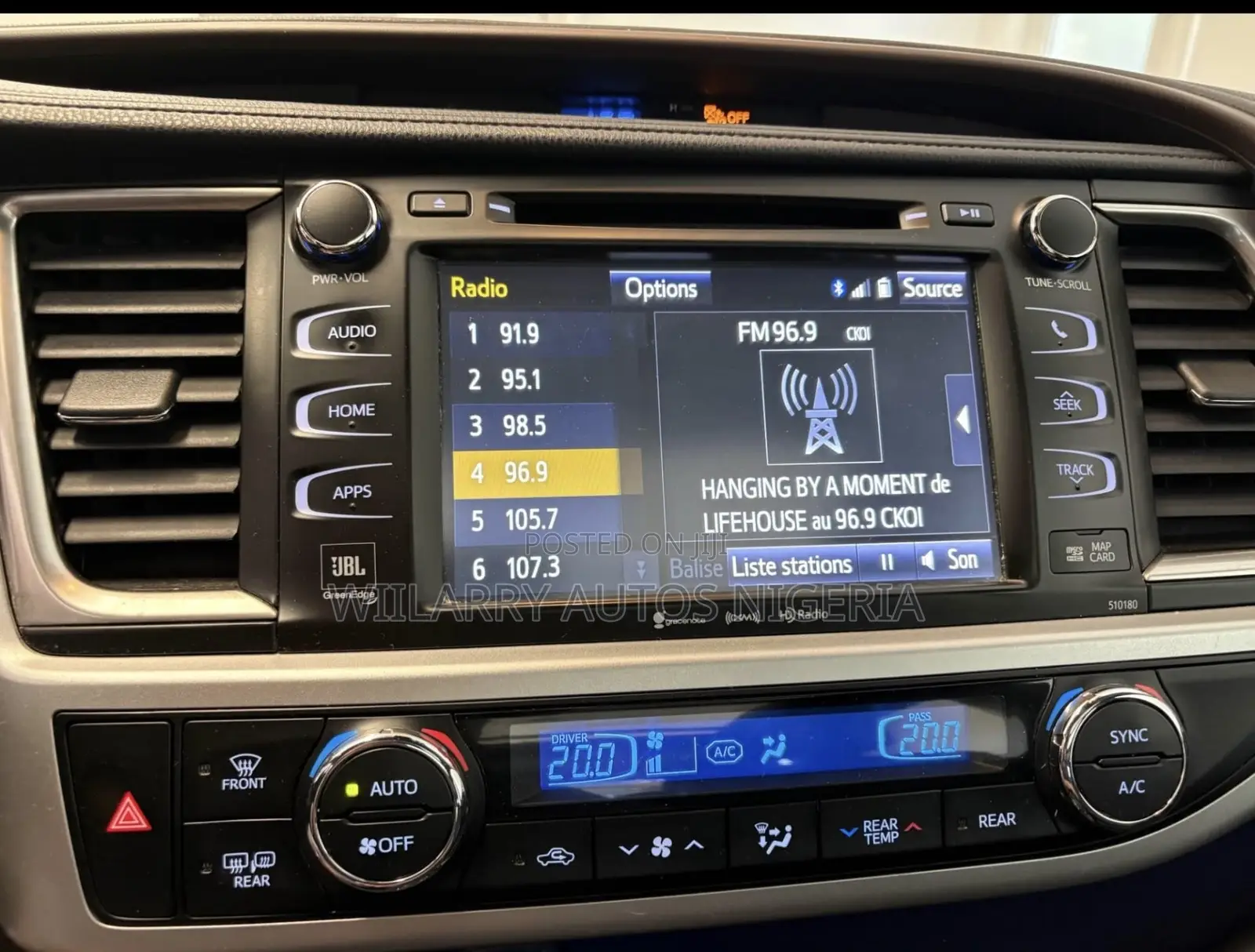 Toyota Highlander Limited Platinum 4x4 V6 (3.5L 6cyl 8A) 2017 Silver