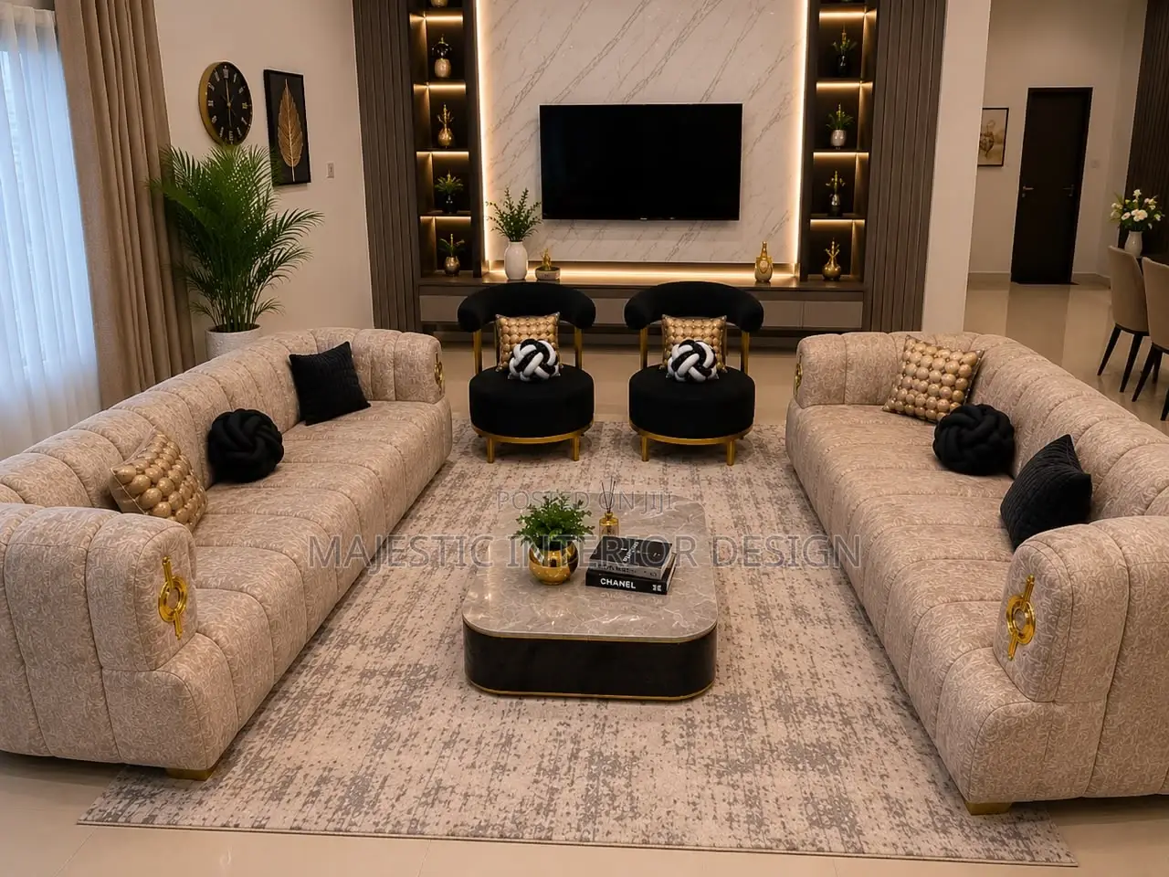 Modern Set of Sofa