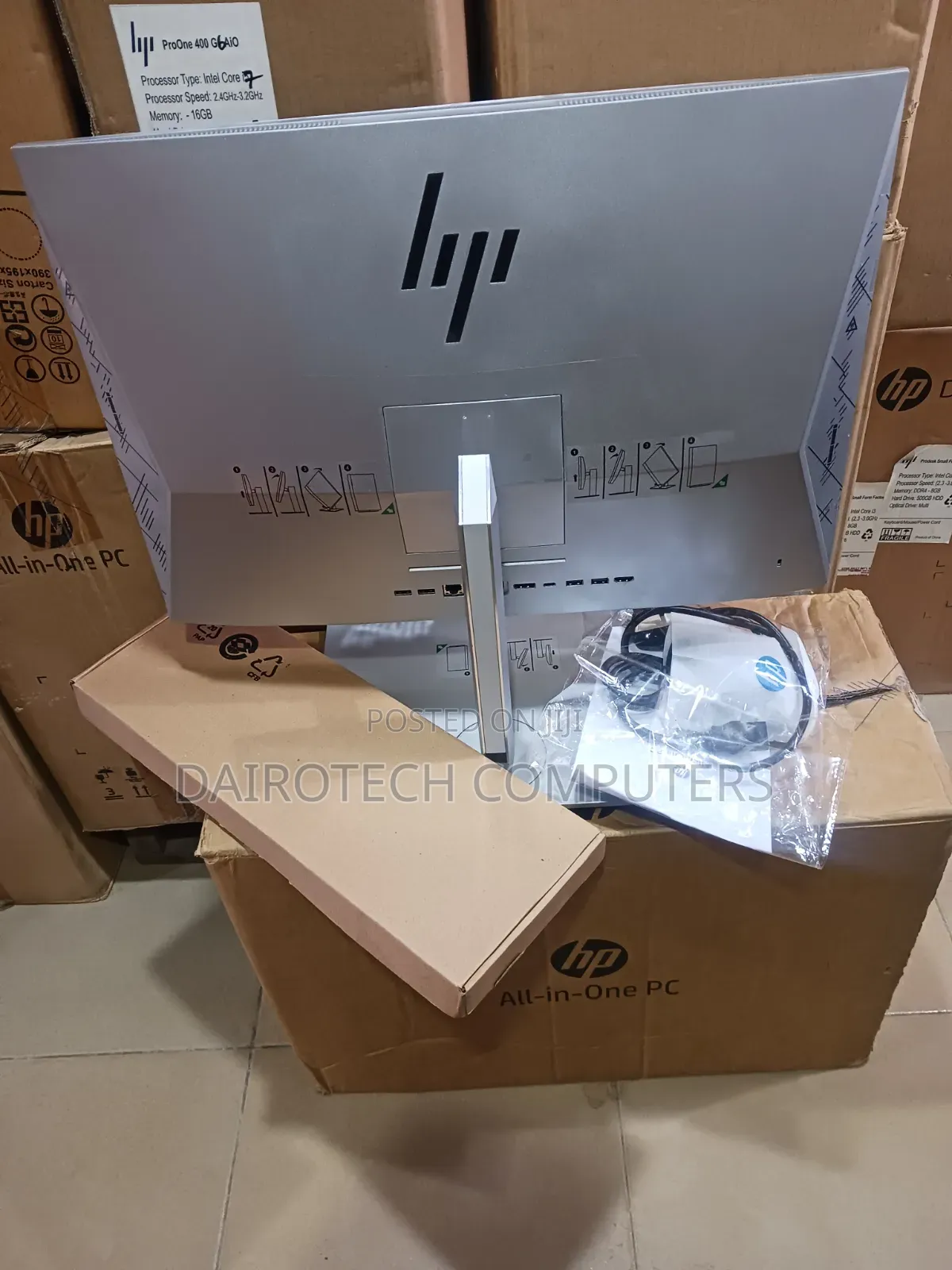 New Desktop Computer HP EliteOne 800 G6 8GB Intel Core i5 SSD 512GB