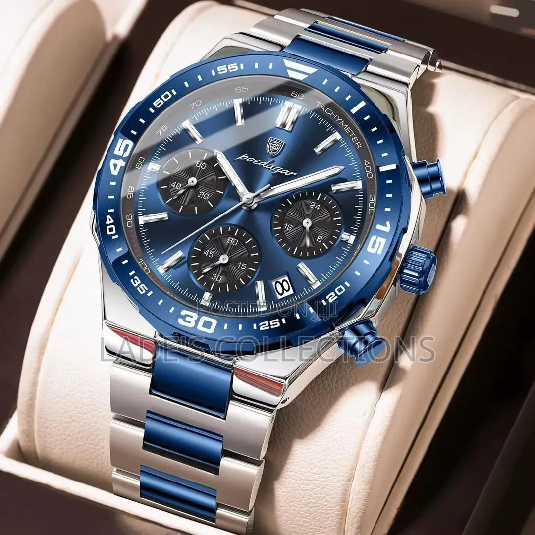 High Quality Poedager Chronograph, Chain Wristwatch