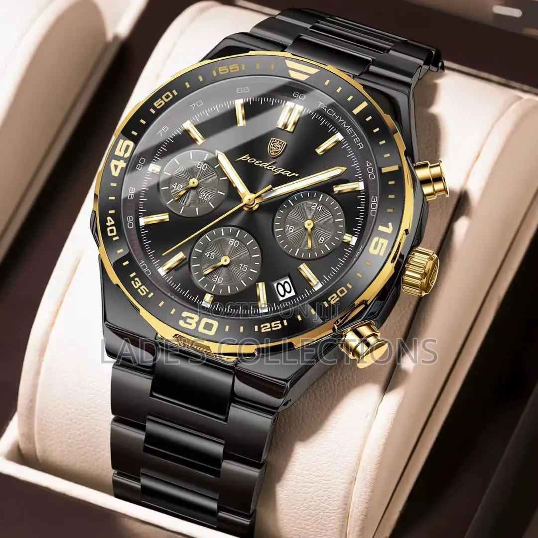 High Quality Poedager Chronograph, Chain Wristwatch