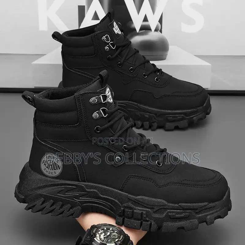 Men’S Lace-Up Boots | Non-Slip | High-Quality