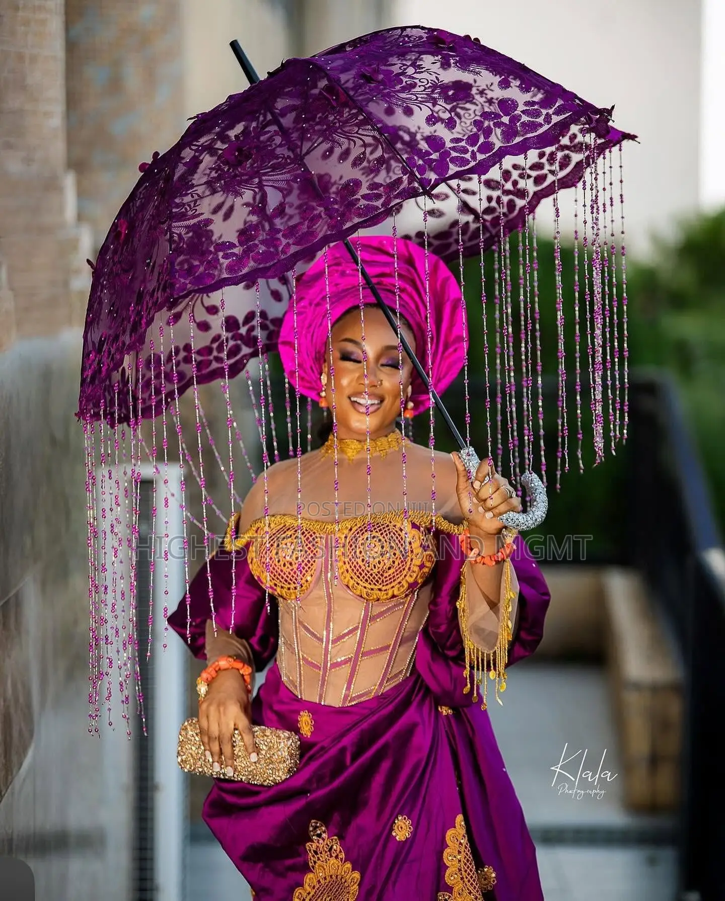 Sculpted Deep-Plum Velvet Gown Tailored Royal Plum Agbada