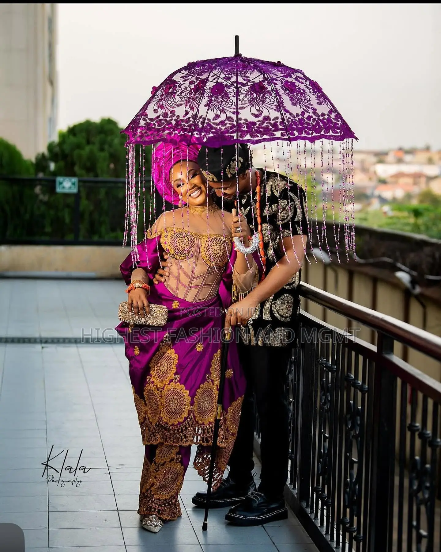 Sculpted Deep-Plum Velvet Gown Tailored Royal Plum Agbada