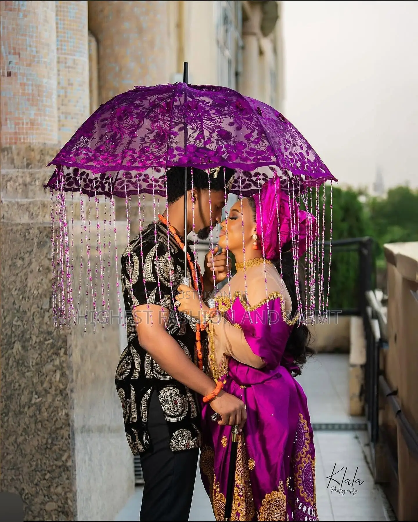 Sculpted Deep-Plum Velvet Gown Tailored Royal Plum Agbada