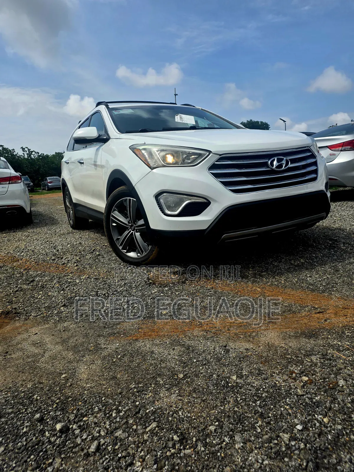 Hyundai Santa Fe 2015 White