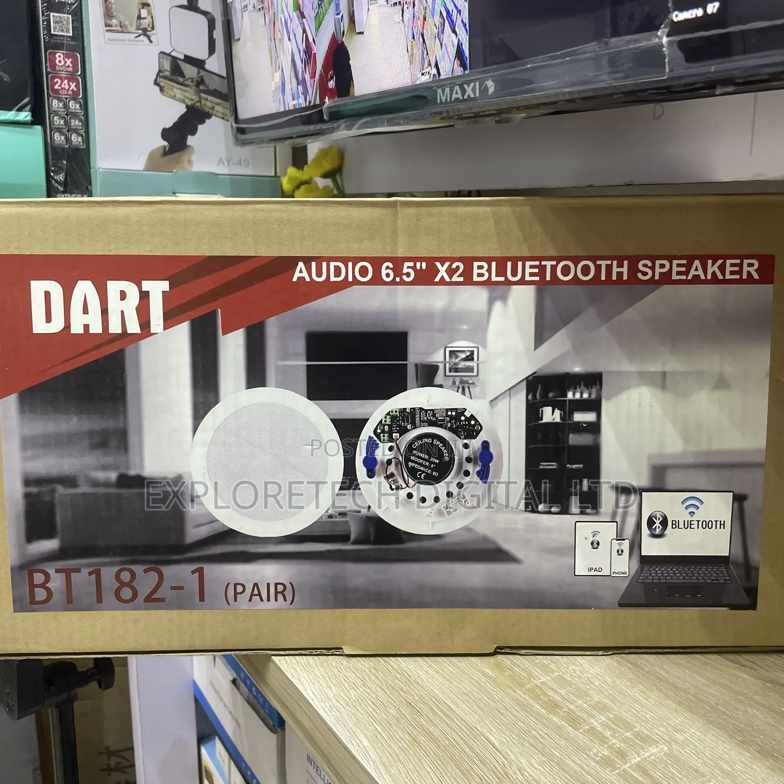 Dart 2 in 1 Bluetooth Ceiling Speaker