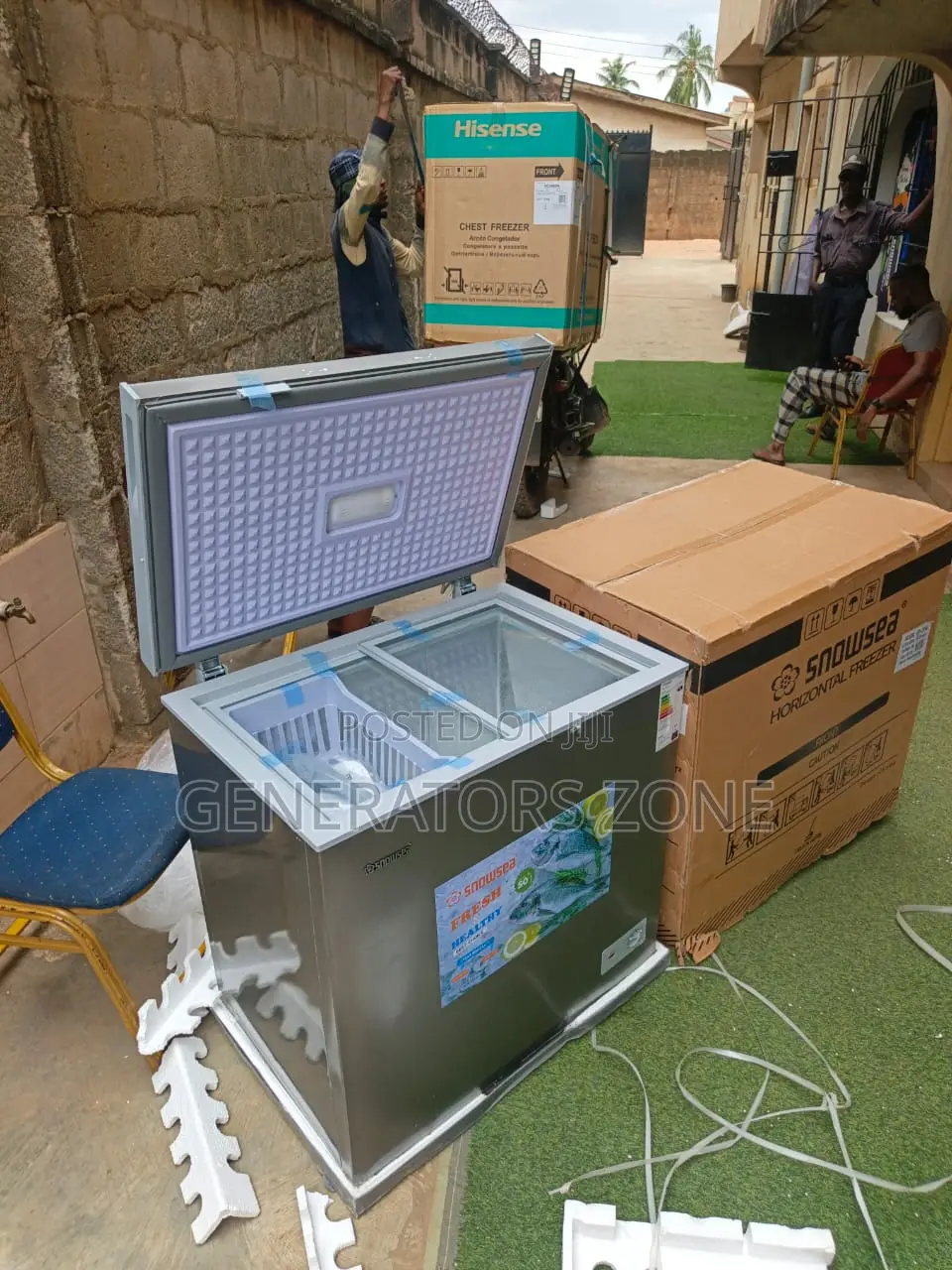 Snowsea Bd-258176l Chest Freezer With Fast Freezing Technology