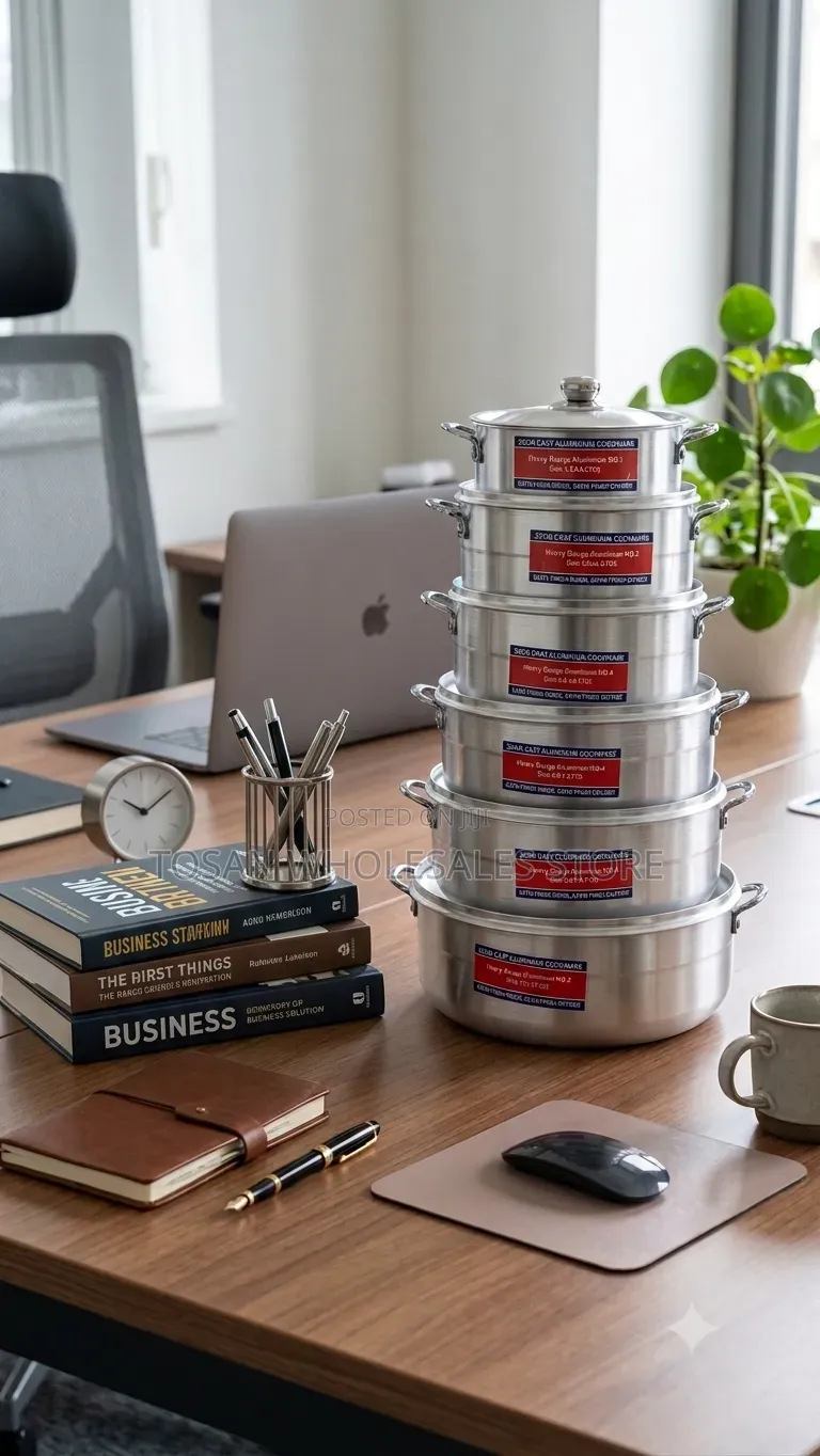 Kinelco Protea Heavy Gauge Aluminium Stock Pot Set