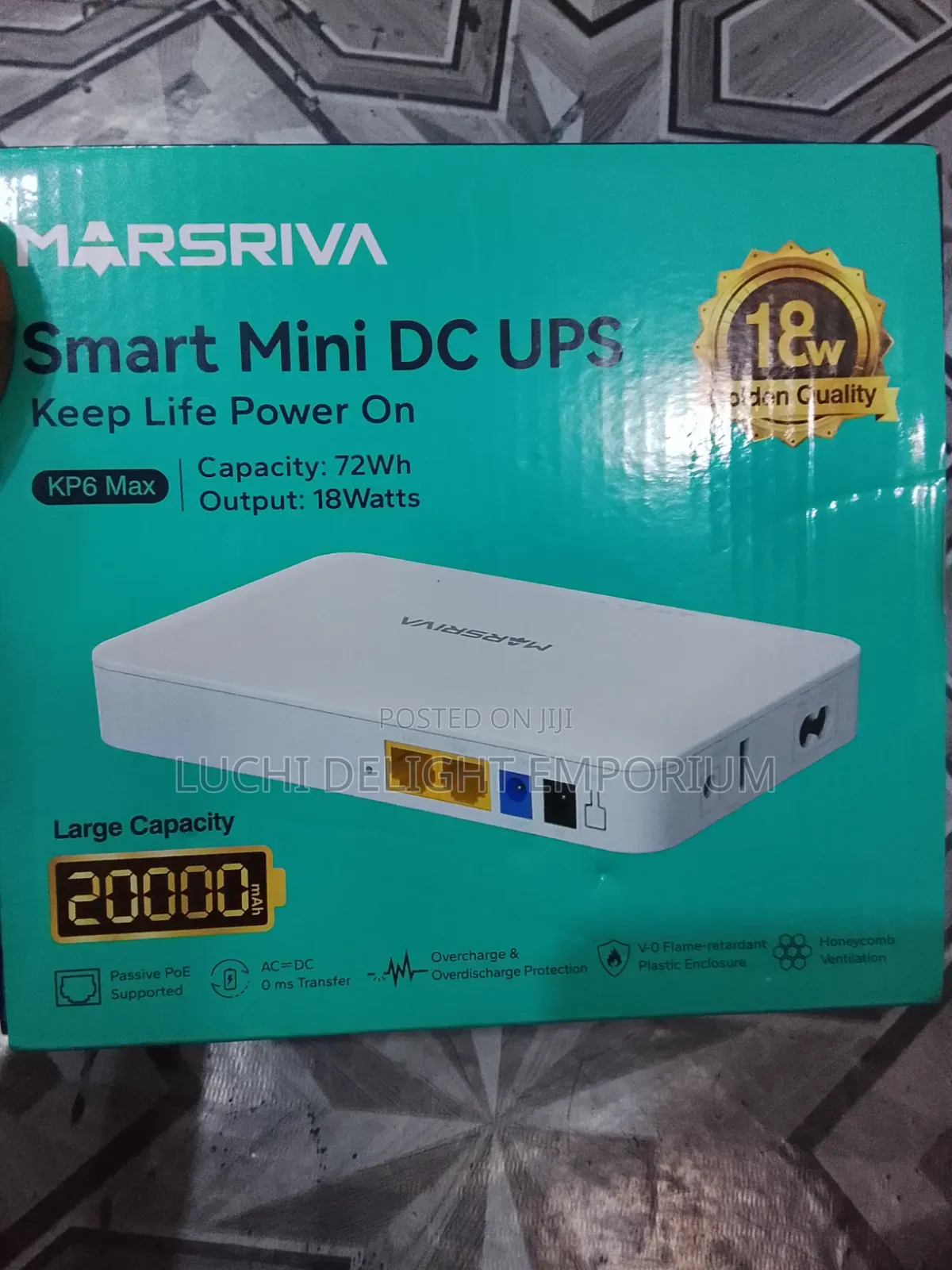 Masriva Mini Dc Poe Router Powerbank -20000mah